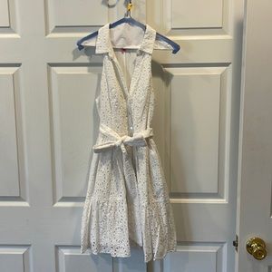 Lilly Pulitzer sz 6 white sundress. Perfect condition.